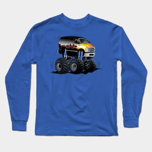 Cartoon monster truck Long Sleeve T-Shirt